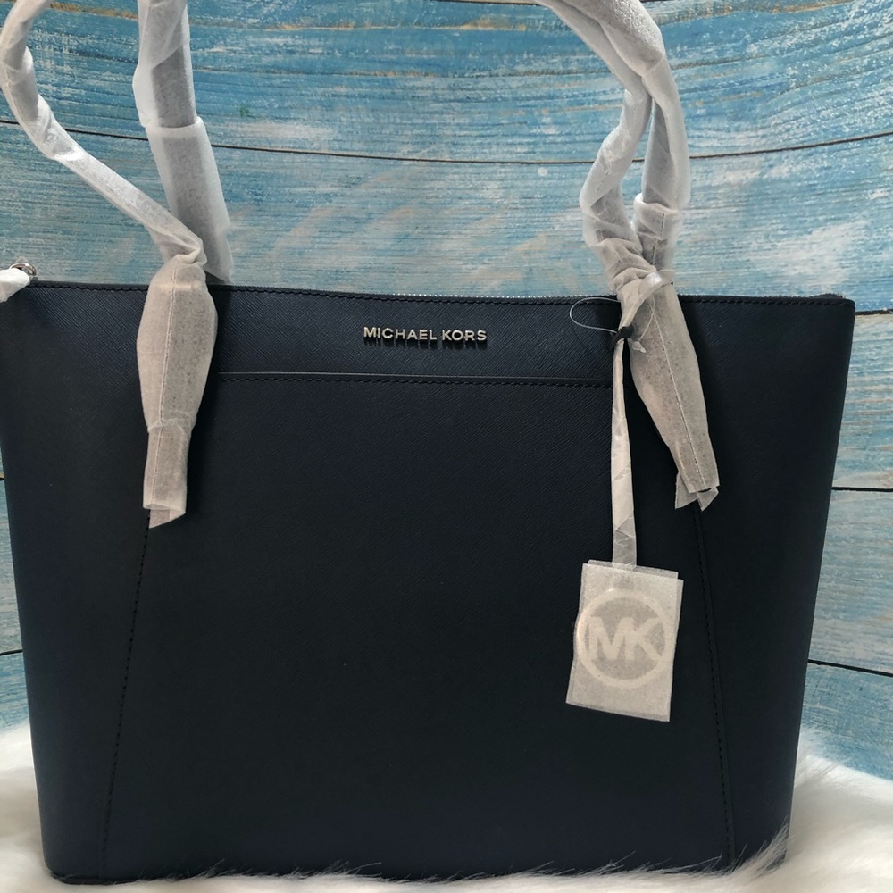 Michael Kors Ciara Tote Navy NWT